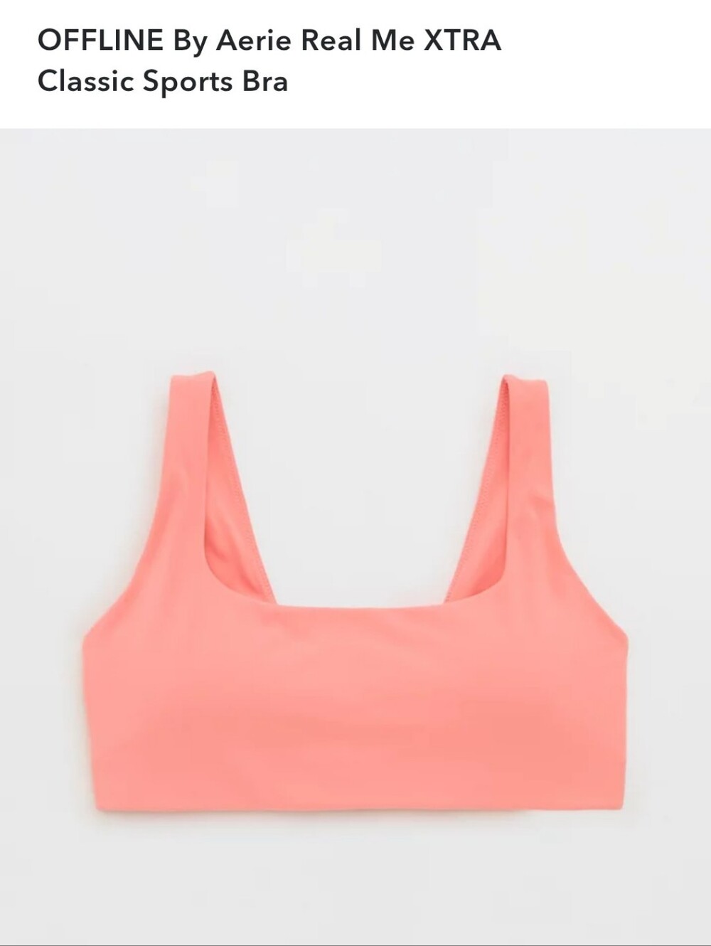 Offline Real Be XTRA Coral Sports Bra